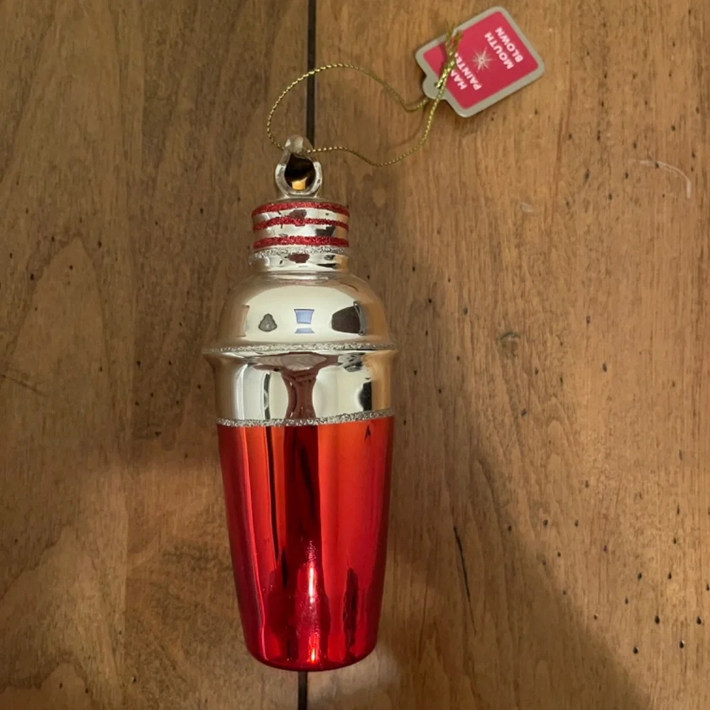 Sur la Table Martini Cocktail Shaker Ornament 2018